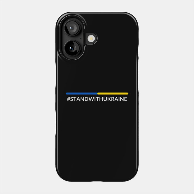 Stand With Ukraine Phone Case by Creatifly Graphic Tees