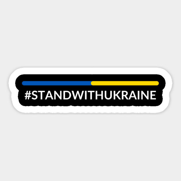 Stand With Ukraine Magnet by Creatifly Graphic Tees