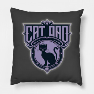 Cat Dad Pillow