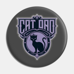 Cat Dad Pin