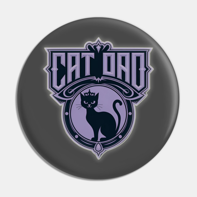 Cat Dad Pin by Pete the Cat Guy