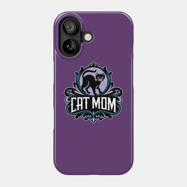 Cat Mom Phone Case by Pete the Cat Guy