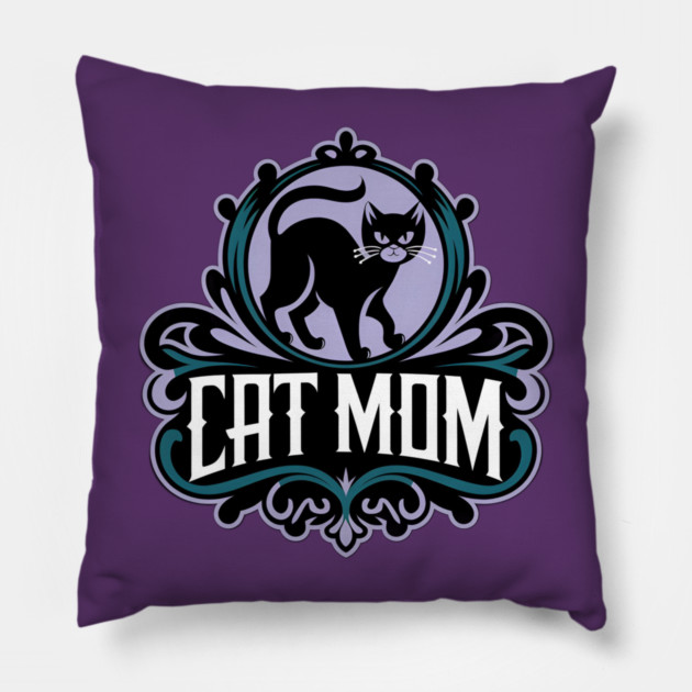 Cat Mom Pillow by Pete the Cat Guy