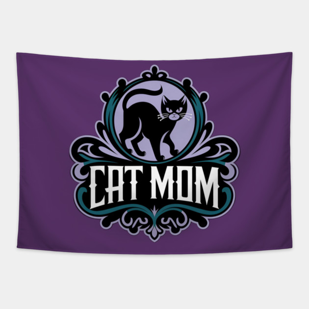 Cat Mom Tapestry by Pete the Cat Guy