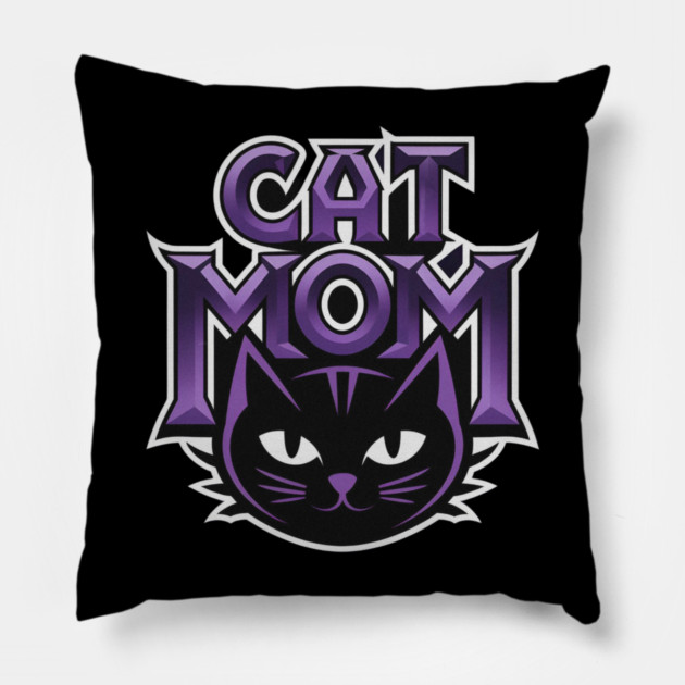 Cat Mom Pillow by Pete the Cat Guy