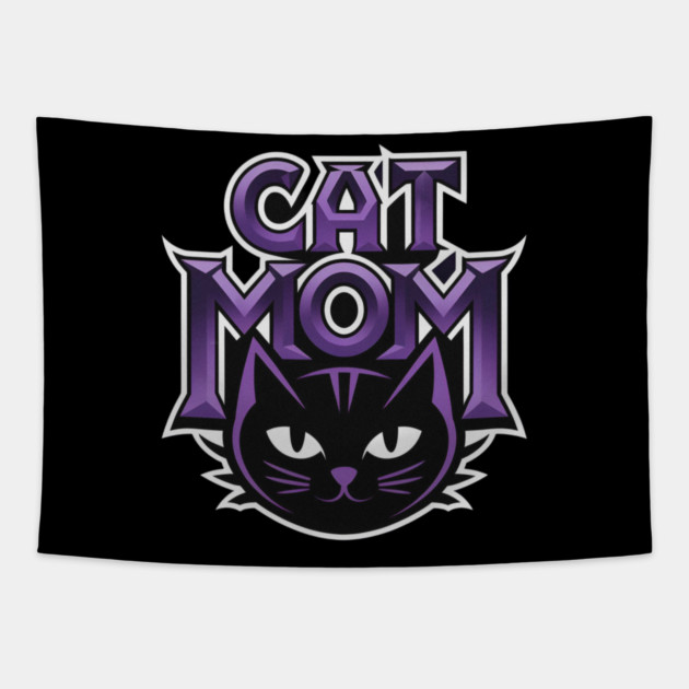 Cat Mom Tapestry by Pete the Cat Guy