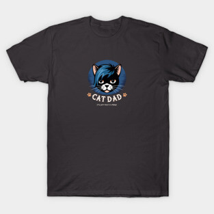 Emo Cat Dad - It's not just a phase T-Shirt