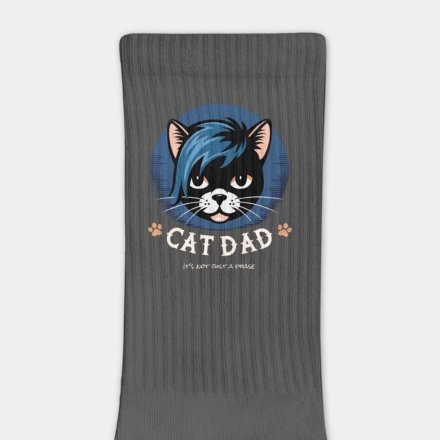 Emo Cat Dad - It's not just a phase by Pete the Cat Guy