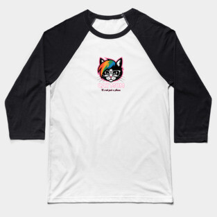 Emo Cat Mom - It's not just a phase Baseball T-Shirt