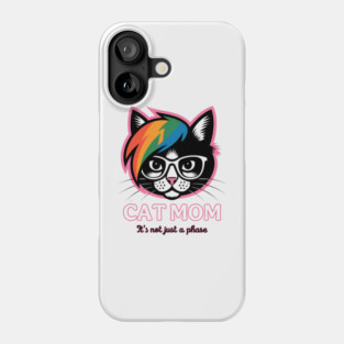 Emo Cat Mom - It's not just a phase Phone Case