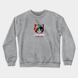Emo Cat Mom - It's not just a phase Crewneck Sweatshirt