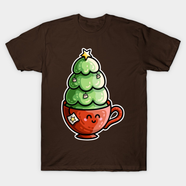 Christmas Tea T-Shirt by Fiona Reeves