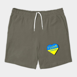I Love Ukraine Shorts