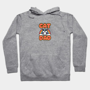 Rainbow Cat Dad Hoodie