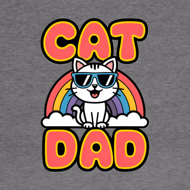 Rainbow Cat Dad by Pete the Cat Guy