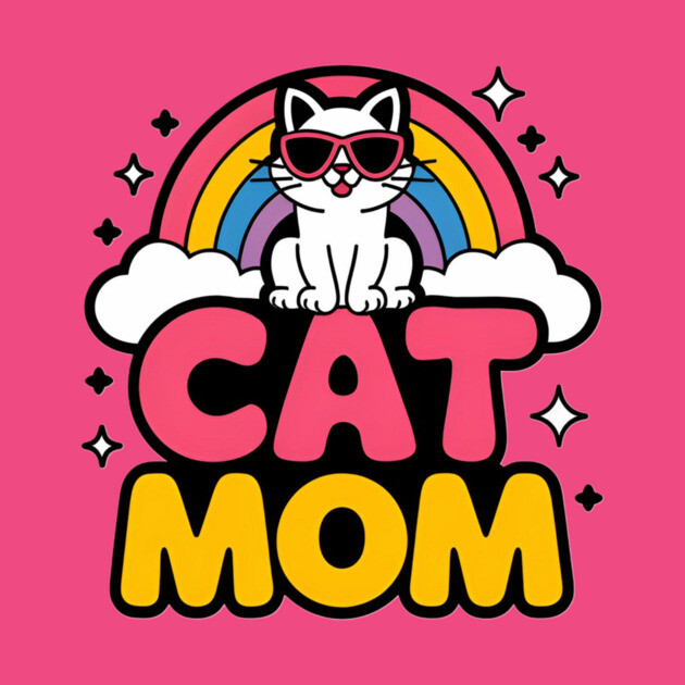 Rainbow Cat Mom by Pete the Cat Guy