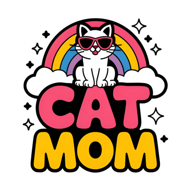Rainbow Cat Mom by Pete the Cat Guy