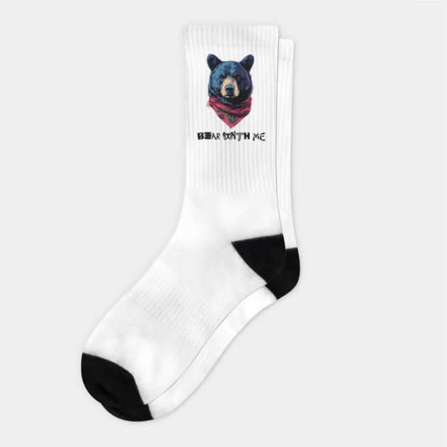 Bear With Me: Cozy Companionship Socks by Steve