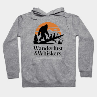 Wanderlust & Whiskers Hoodie