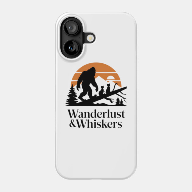 Wanderlust & Whiskers Phone Case by Pete the Cat Guy