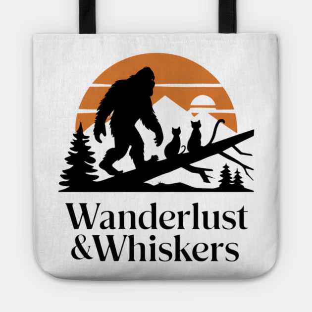 Wanderlust & Whiskers Tote by Pete the Cat Guy