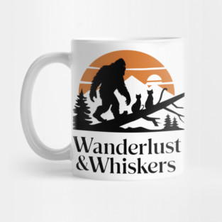 Wanderlust & Whiskers Mug