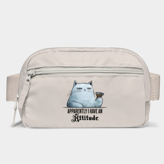 Apparently I Have An Attitude, funny snarky sarcastic cat by Luxinda