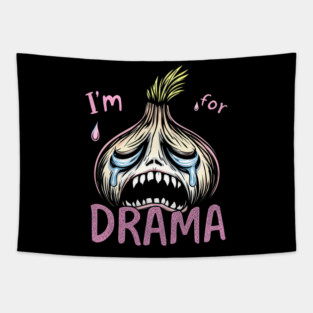 Onion Drama Queen Tapestry