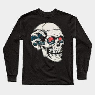 Tides of Mortality Skull Long Sleeve T-Shirt