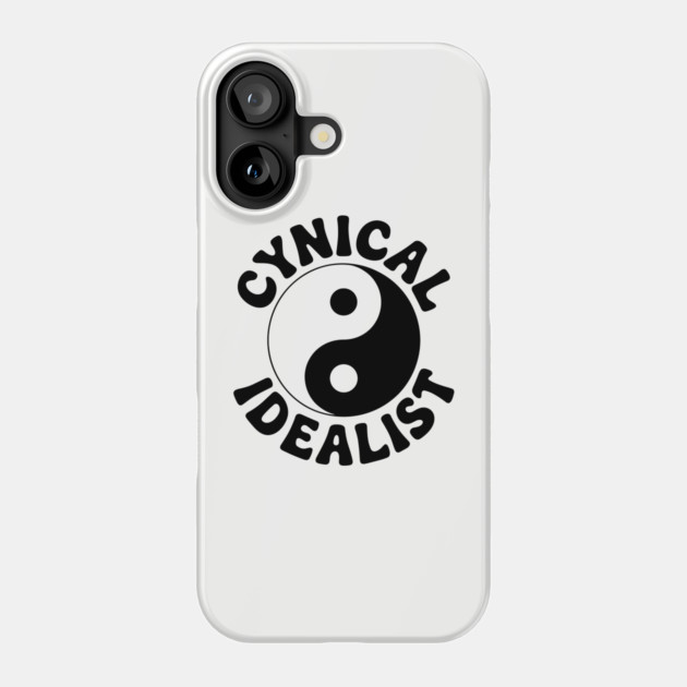 Cynical Idealist Existential Absurdity Ironic Humor Phone Case by Anticorporati