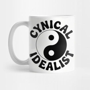 Cynical Idealist Existential Absurdity Ironic Humor Mug