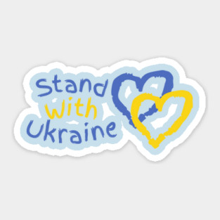 Stand With Ukraine Sticker