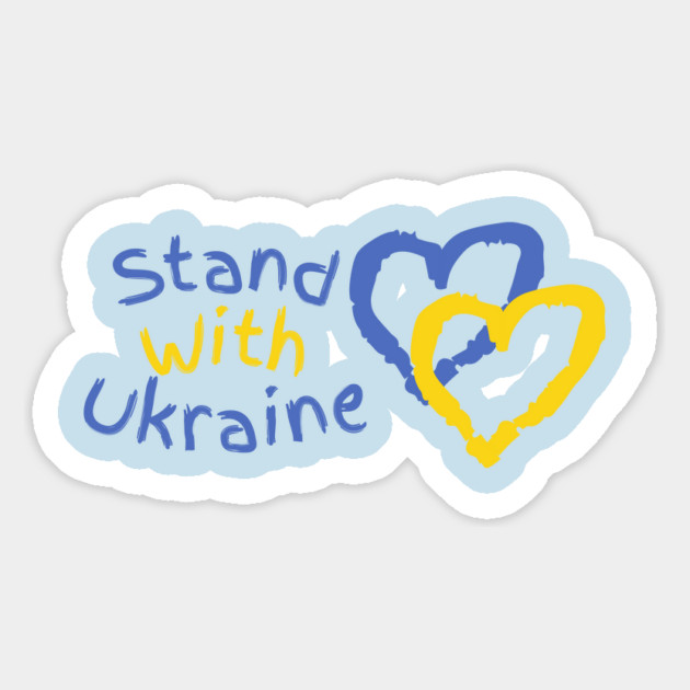 Stand With Ukraine Magnet by Creatifly Graphic Tees