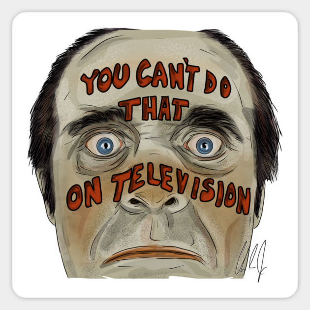 You Can't Do That On Television: a drawing Magnet by 51Deesigns