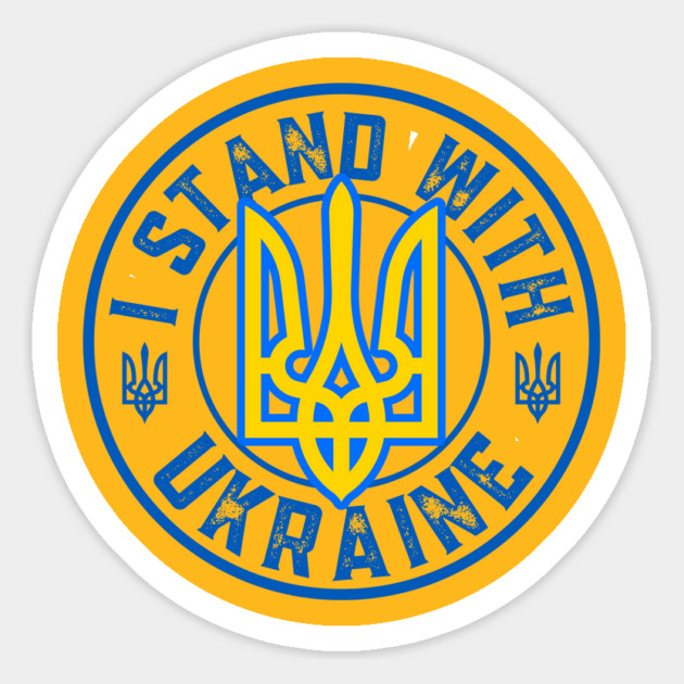 I Stand With Ukraine Magnet by Creatifly Graphic Tees