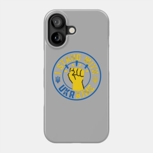 I Stand With Ukraine Phone Case