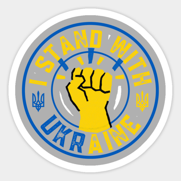 I Stand With Ukraine Magnet by Creatifly Graphic Tees