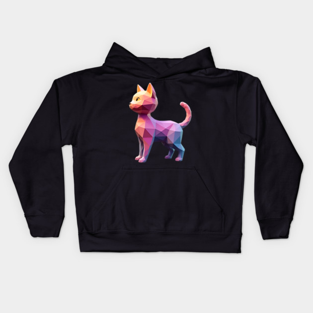 VR Kawaii Kitten Kids Hoodie by animegirlnft