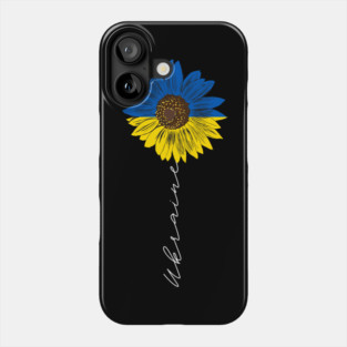 Sunflower I Stand With Ukraine Phone Case