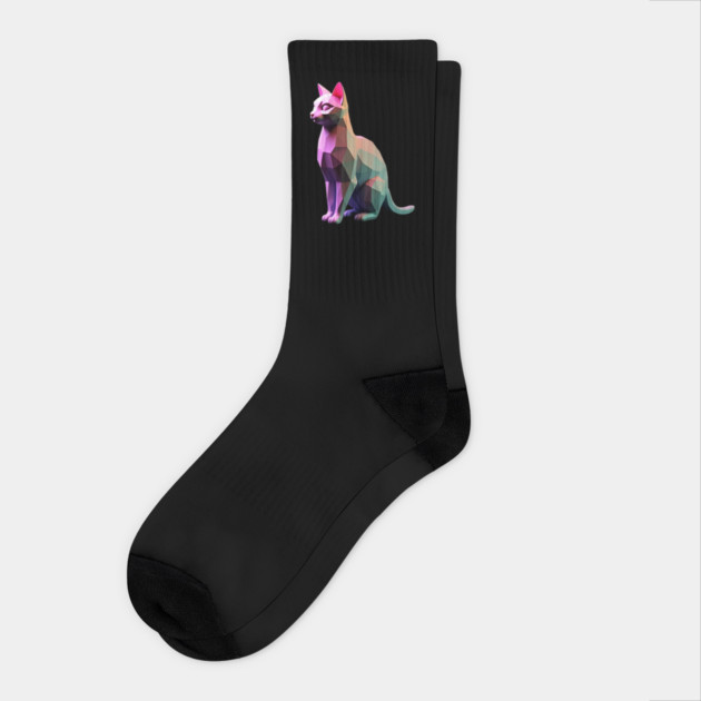 Pixel Cat 3D Socks by animegirlnft