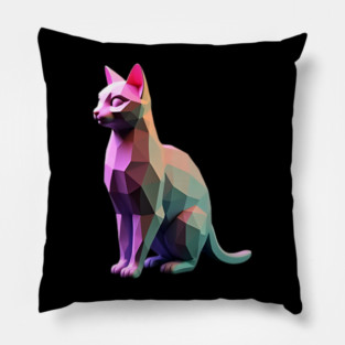 Pixel Cat 3D Pillow