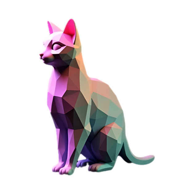 Pixel Cat 3D by animegirlnft