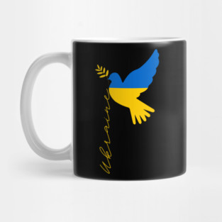 Dove Of Peace I Stand With Ukraine Mug