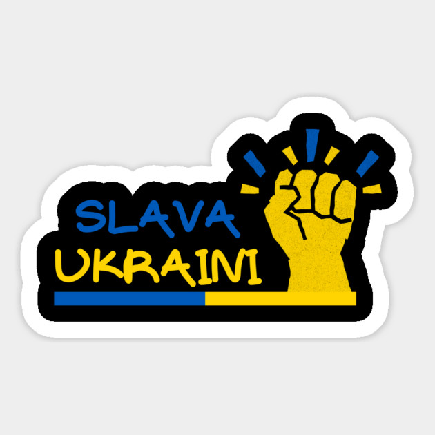 Slava Ukraini Magnet by Creatifly Graphic Tees