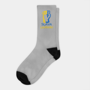 Slava Ukraini Socks