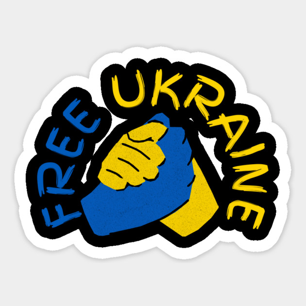 Free Ukraine Magnet by Creatifly Graphic Tees