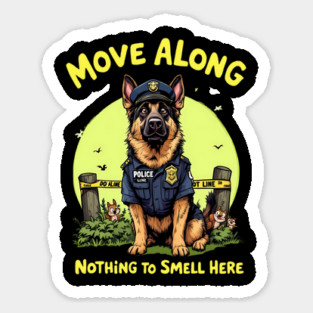 Move Along Sticker