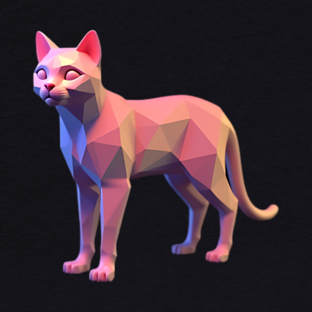 3D Pixel Cat Art by animegirlnft