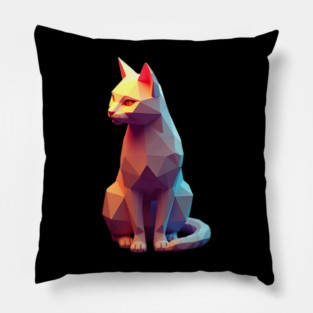 Virtual Reality 3D Cat Pillow