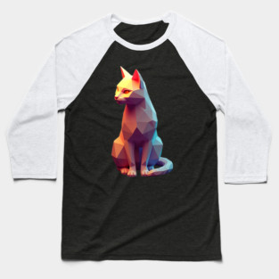 Virtual Reality 3D Cat Baseball T-Shirt